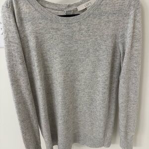 LOFT Light Gray Knit Top